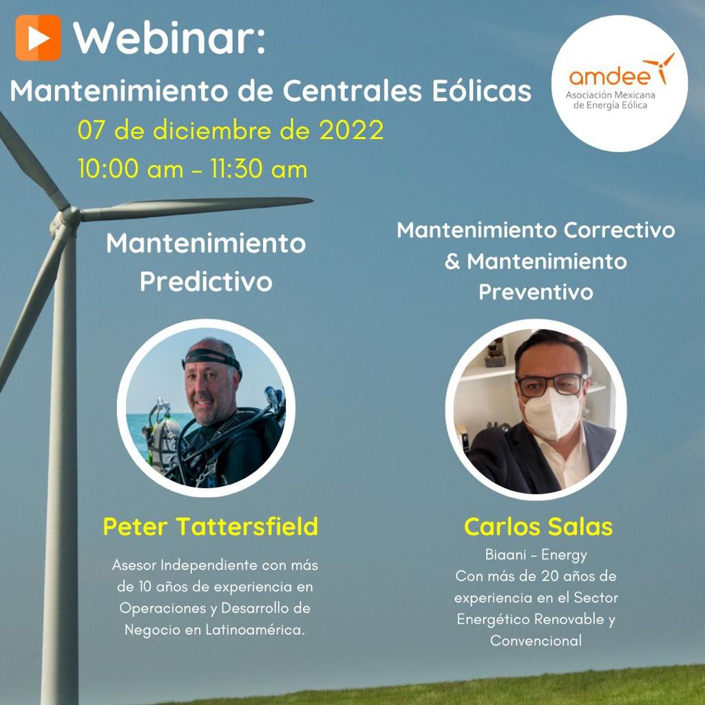 Webinar de la Asociación Mexicana de Energía Eólica